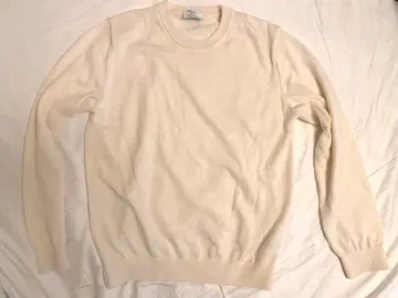 ITAL STYLE 워셔블 니트 화이트 크루넥 남성용