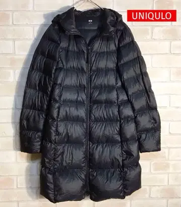 UNIQULO 유니클로 후드 부착 여성용 다운 코트 다운 90%