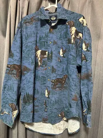 DOCKERS 레트로 인디고 셔츠