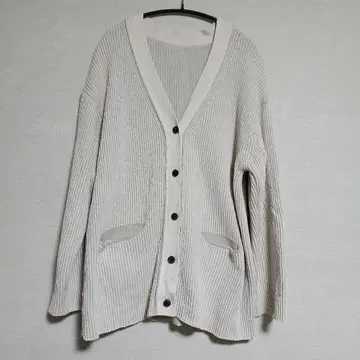 [지나시스] 리브 가디건 아이보리 여성용 프리 사이즈