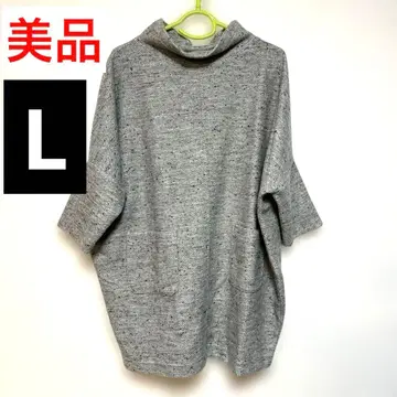 [ 새상품급 ] 여성용 그레이 계열 돌먼 슬리브 니트 L 사이즈