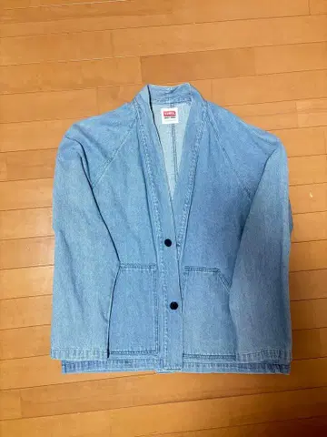 EDWIN 데님 가디건 L 사이즈 라이트 블루