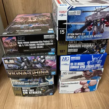건담 프라모델 묶음 판매 9점