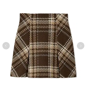 snidel 로빙 체크 미니 스커트