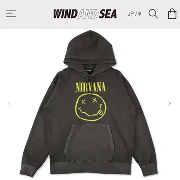 NIRVANA SMILEY HOODED SWEATSHIRT
