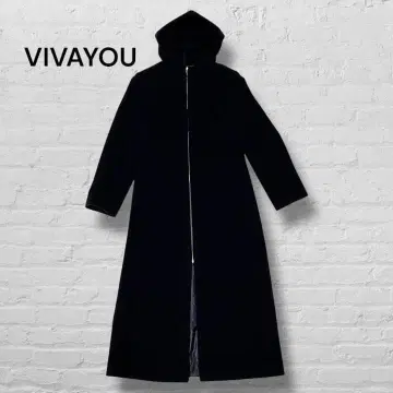 새상품급 VIVAYOU 롱 코트 울 M
