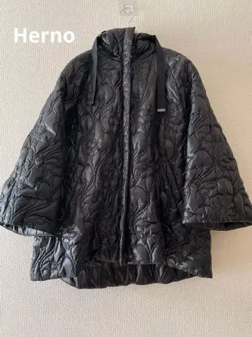 HERNO 헬노 퀼팅 라이트 다운 자켓 블랙