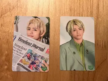 timelesz 시노즈카 다이키 사토 쇼리 트레이딩 카드 타임레스 레시피