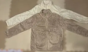 유니클로 플리스 퍼 M & L 사이즈 세트