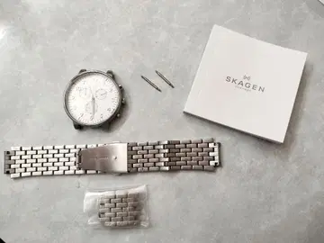 SKAGEN 크로노그래프 시계 스테인리스 정크제품