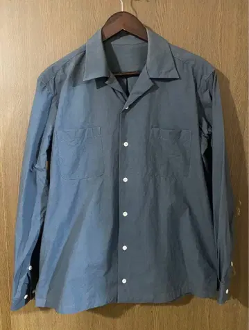 일본산 셔츠 팩토리 / 오픈 카라 셔츠 M~L 사이즈