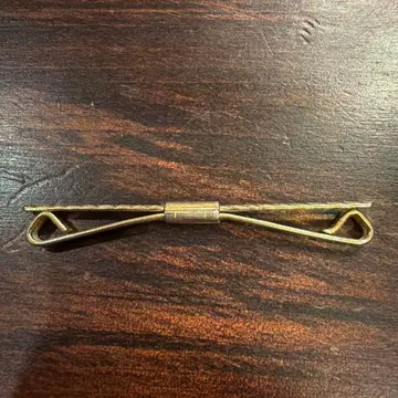 US 빈티지 컬러 클립 컬러 바 메쉬 패턴 63mm