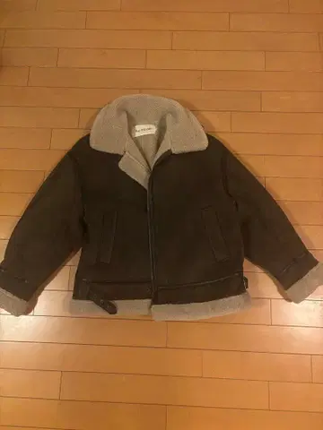 Ray BEAMS 브라운 무스탕 코트