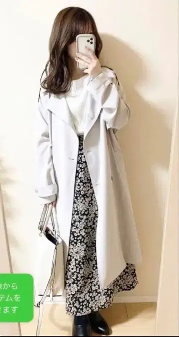 Mila Owen 미라 오웬 돌먼 슬리브 와이드 트렌치 CT