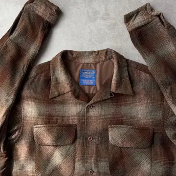 PENDLETON 펜들턴 보드 셔츠 옴브레 브라운