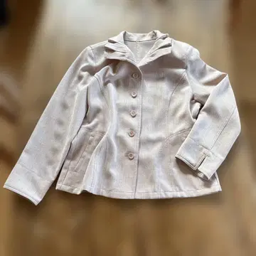 베이지 테일러드 자켓