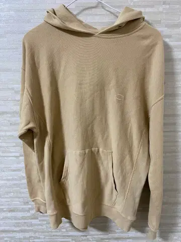 챔피언 리버스 위브 후드티 베이지 S