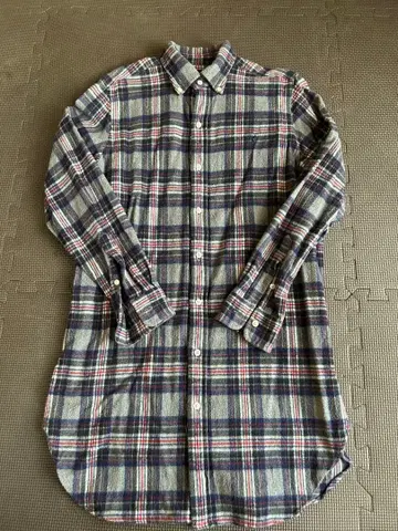 짐플렉스 체크 무늬 코튼 셔츠 M