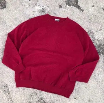 TULTEX 버건디 맨투맨 L