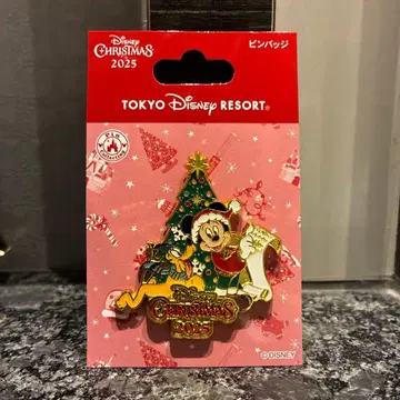 [ 미사용 새상품 ] 디즈니 크리스마스 2025 핑 배지