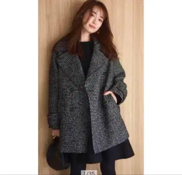 아푸와이저 리셰 더블 버튼 피 코트