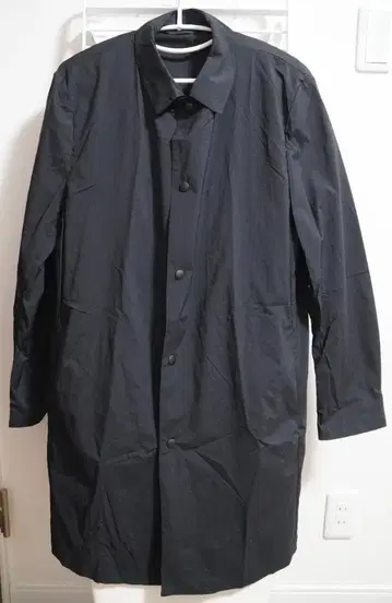 무인양품 나일론 코트 블랙 L