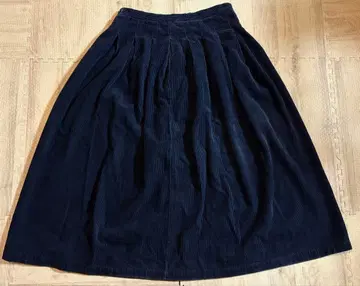 그랑마마도터 코듀로이 플리츠 스커트 0 네이비 새상품급