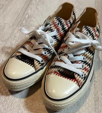 90s 컨버스 올스타 올 패턴 빈티지 로우컷 신발 일본제 1