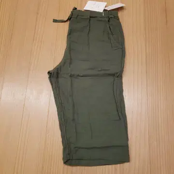 UCHINO 올리브색 M 사이즈 룸웨어 면 100%