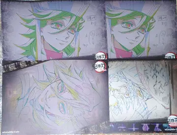 귀멸의 칼날 ufotablecafe 카페 런치 매트 도우마