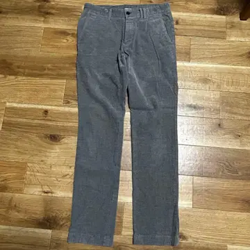 하이 스트릿 그레이 스트레이트 팬츠