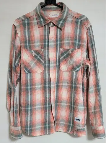 RADIALL 옴브레 체크 셔츠 사이즈 S 라디알