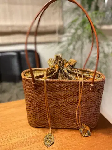 라탄 백 복조리 포함 발리 섬