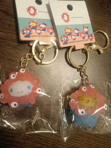 산리오 캐릭터 아크릴 키링 2개 세트