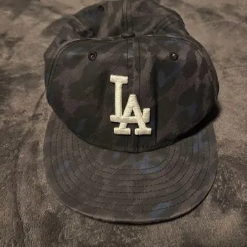 LA 레오파드 무늬 야구 모자