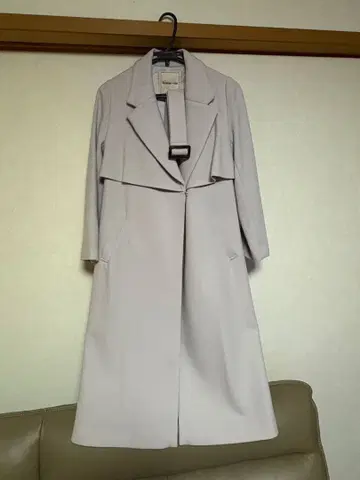 Apuweiser-riche 롱 코트 라이트 그레이