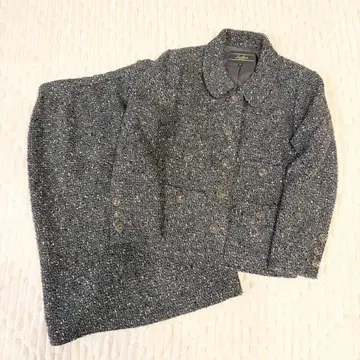 새상품급 Leilian 레리안 트위드 셋업 자켓