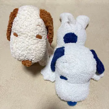 스누피 봉제 인형 2체 세트 SNOOPY
