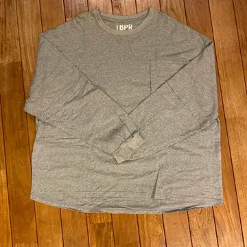 TIGHTBOOTH 그레이 긴팔 T셔츠