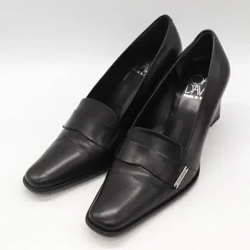 존앤데비드 이탈리아제 펌프스 로퍼 펌프스 블랙 힐