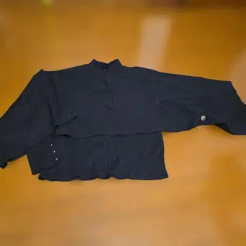 케이프 니트 긴팔 상의 L