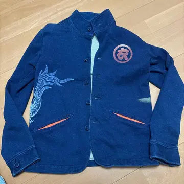 자수 네이비 자켓