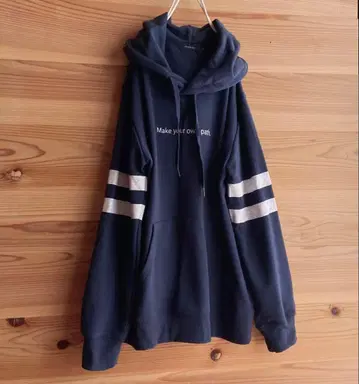 남성용 새상품급 로고 프린트 후드티 맨투맨