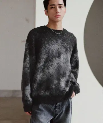 WYM LIDNM 모헤어 샤기 니트 M 사이즈