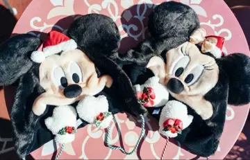 크리스마스 팬 캡 미키 미니 세트