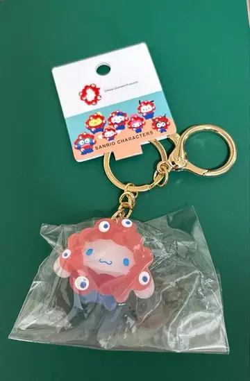 간사이 만박 미야쿠미야쿠 산리오 클리어 컬러 시나몬 키링
