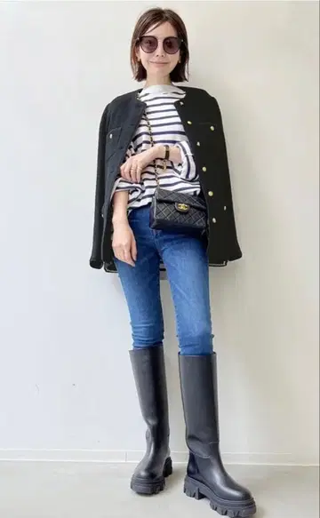 리제르 트위드 자켓