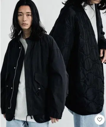 모즈 코트 LAYERED 3WAY MILITARY BLOUSON S