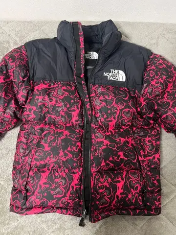 THE NORTH FACE 다운 자켓 블랙 핑크