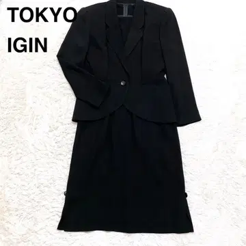 [ 새상품급 ] TOKYO IGIN 셋업 블랙 포멀 원피스 9호